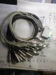 Mogami Xlr Snake 24 Channel Switch- Craft 3PIN Multi Microphone Cable Edac 8FT. Fixed Price $450.00.