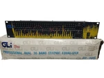 Gli Professional Dual 30 Band Graphic EQUALIZER,3 Ways Inputs,rca,xlr & 6.35. Fixed Price $179.95.