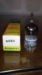 1960S Nos Nib Amperex Pq 6922/E88CC Dual Post Getter Gold Pin Tube TV-7 Tested. Fixed Price $106.30.
