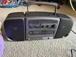 Gpx Am/fm Cassette Boom Box With Black Equalizer & Power Cord-rare-. Fixed Price $59.47.