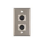 Pro Co WP1013 Dual Xlr Female Wall Plate. Fixed Price $37.87.