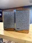 Restored Advent Mini Ii Wood Cabinet Bookshelf Speakers. Fixed Price $150.00.