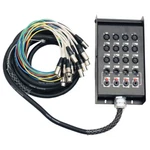 12 Channel 25 Foot Snake Cable (xlr & 1/4" Trs Returns) Stage Pro Audio Dj. Fixed Price $198.99.