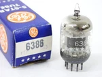 5-STAR 6386 Vintage 1950'S 3X Mica Black Plate Tube (nos, Tests Great). Fixed Price $225.00.