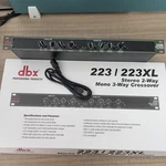 Dbx 223XL Stereo 2-WAY/MONO 3-WAY Crossover Rack Mountable New. Fixed Price $98.00.