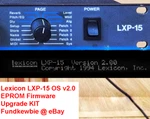 Lexicon LXP-15 To Ii Os V2.0 Eprom Firmware Upgrade Kit / New Update. Fixed Price $25.29.