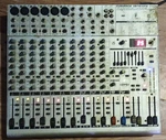 Behringer UB1832FX-PRO Eurorack 18-CHANNEL Analog Mixer W/ Fx, 9-BAND Eq. Fixed Price $70.00.