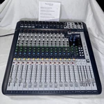 Soundcraft Signature 16 Compact Analogue Mixer Model #5049559. Fixed Price $399.00.