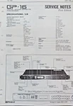 Roland GP-16 Guitar Effects Rack Unit Original Service Manual Book, Japan 1990. Fixed Price $39.99.