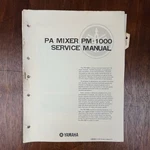 Vintage Yamaha PM-1000 Pa Mixer Service Manual W/schematics. Fixed Price $20.00.