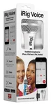 Ik Multimedia Irig Voice Microphone - White. Fixed Price $49.99.