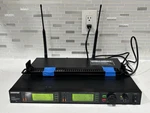 Shure UR4D L3 Dual Wireless Receiver 638-698 Mhz W/ Antennas. Fixed Price $499.99.