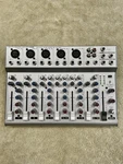 Behringer Eurorack MXB1002 10-CHANNEL 2-BUS Mixer, Phantom, Uses 9V Batteries. Fixed Price $44.99.