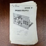 Vintage Paia Magazine Analog Modular Synthesizer 2720-7 Power Supply Manual. Fixed Price $30.00.