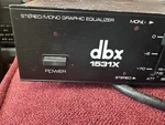 Dbx 1531X Stereo / Mono Graphic Equalizer Parts Only. Fixed Price $39.99.