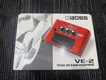 Boss Vocal Harmonist VE-2 New Effects 22 Guitar Pedals Red. Fixed Price $192.64.
