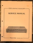 Phase Linear E-20 Equalizer Service Manual *original*. Fixed Price $39.97.