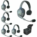 Eartec UL5S 5-PERSON Full Duplex Wireless Intercom With Ultralite Headsets. Fixed Price $920.00.