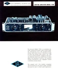 Universal Audio B Limiting Amplifier Operating Manual + 175A 176 177. Fixed Price $16.95.