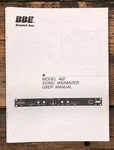 Bbe Sounc Inc. Model 462 Sonic Maximizer Owner / User Manual *original*. Fixed Price $24.97.