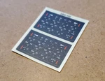 2X New Decals For Casio DBX-100 Matt Polyester Laminated Selfadhesive. Fixed Price $32.90.