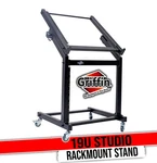 Rack Mount Rolling Stand & Adjustable Mixer Platform Rails By Griffin 19U Cart. Fixed Price $61.17.