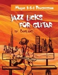 Jazz Licks For Guitar: Major 2-5-1 Progression. Fixed Price $12.56.