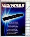 Alesis Midiverb Ii Vintage Ad 16 Bit Digital Effects Processor. Fixed Price $19.00.
