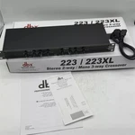 Dbx 223XL Stereo 2-WAY/MONO 3-WAY Crossover Rack Mountable Us New. Fixed Price $99.00.