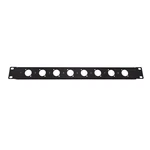 8-HOLE 1U Audio Rack Panel Chassis Mount For Neutrik Size Xlr 1/4" Trs Speakon. Fixed Price $14.99.