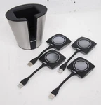 Barco Clickshare R9861006D01 Buttons - Lot Of 4 W/ Holder R9861006T01. Fixed Price $99.95.