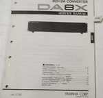 Vintage Yamaha DA8X Sch Converter Service Manual Original. Fixed Price $19.95.