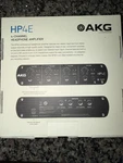 Akg HP4E 4-CHANNEL Headphone Amplifier In The Box With Power Chord. Fixed Price $74.00.