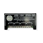 Rdl STD-10K Stick-on Audio Divider Combiner 4 Channel Passive Patch Bay Black. Fixed Price $21.24.