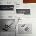 Vintage Boss RX-100/DM-100/PV-1/BF-2 New Product Informational Brochures. Fixed Price $28.00.