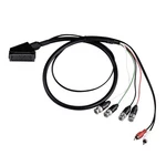 Female Rgb Euro Scart To 4 Bnc & 2 Adapter Cable For Sony Pvm Bvm Series. Fixed Price $26.99.