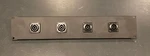 Penn Elcom 2U Pre-punched Breakout Panel Loaded With NLT4M. Fixed Price $85.00.