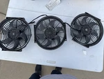 Universal Electric Radiator Cooling Fans 12V Sand Rail Buggy Off Road Lot 3. Fixed Price $65.00.