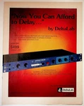 Deltalab Effectron Adm 256 Digital Delay Vintage Print Advertisement. Fixed Price $13.50.