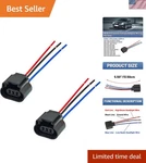 Durable H13 9008 Socket Adapter Harness Kit Hassle-free Installation (2 Pack). Fixed Price $16.99.