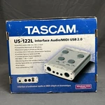 Tascam US-122L Usb 2.0 Audio/midi Interface With Power Cord Instructions New. Fixed Price $42.00.