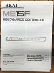 Akai Dynamics Controller Owner / User Manual *original*. Fixed Price $19.97.