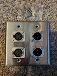 Pro Co Wp (2) Female Wallplate Dual Gang. Fixed Price $24.50.