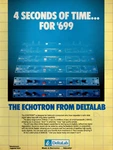 Vtg 80S Deltalab Echotron Magazine Print Solid State Digital Delay ADM4096. Fixed Price $7.99.