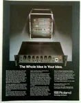 1979 Roland Sip 300 Guitar Pre-amplifier Player Magazine Ad. Fixed Price $12.99.