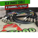 Xlr Snake Cable Patch Fat Toad 8-CHANNEL Pro Audio Mic Cord Mixer Sound Stage. Fixed Price $42.00.