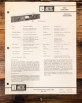 Altec Model 436C Amplifier Owners / User Manual *original*. Fixed Price $24.97.