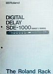 Roland SDE-1000 Midi Rack Digital Delay Processor Original Owner's Manual Book.. Fixed Price $29.99.