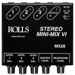Rolls MX28 Minimix Vi 3 Channel Stereo Line Mixer. Fixed Price $119.00.