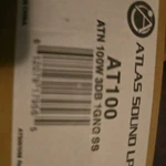 Atlas Sound Lp AT100D Atn 3DB 1GNG Decora Iv/wh. Fixed Price $39.95.